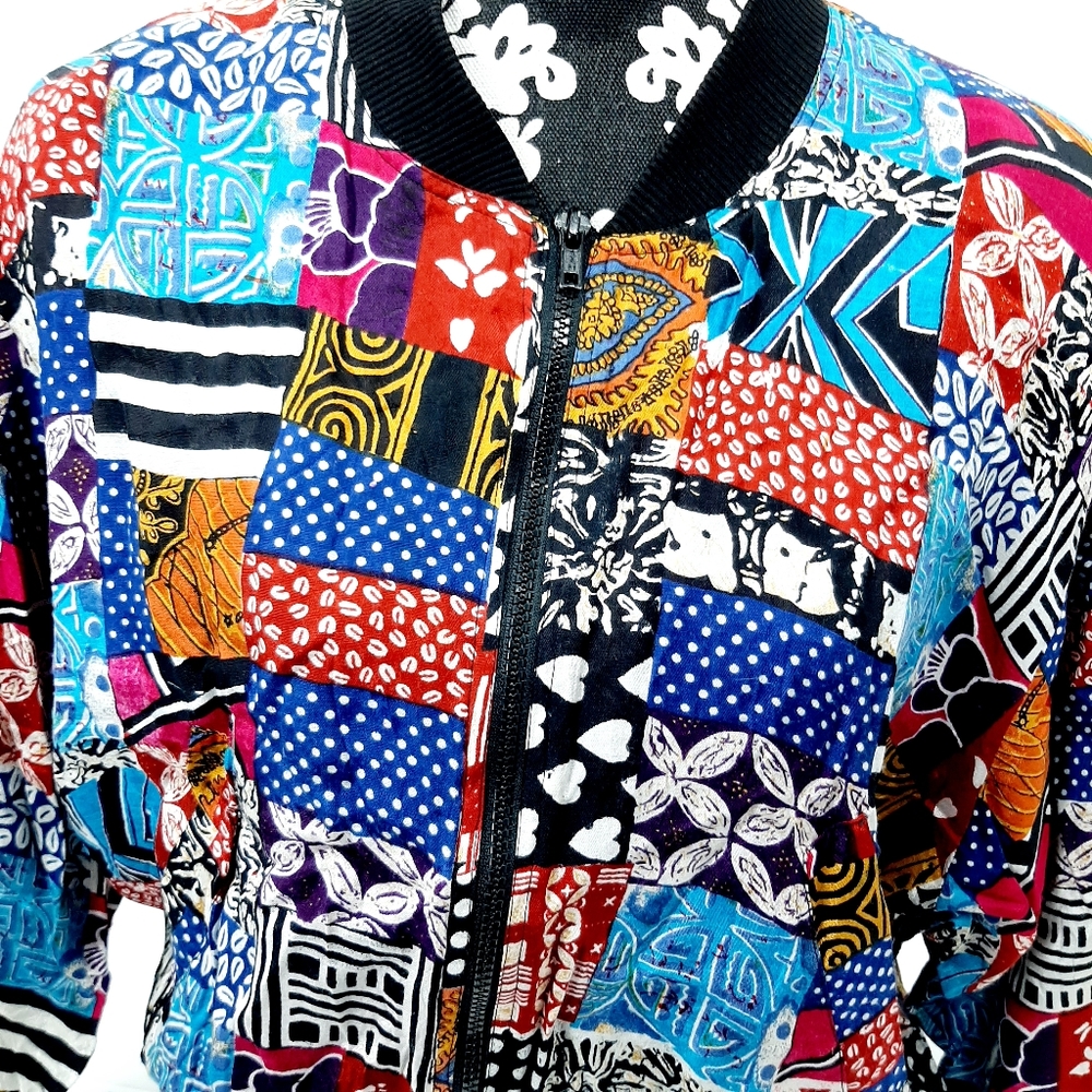 Vintage Ride rayon lightweight jacket, size small - Picture 6 of 11